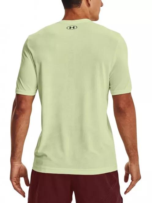 Under Armour Ua Seamless Radial Ss férfi rövid ujjú sport póló zöld színben 3