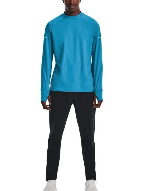 Under Armour Ua Outrun The Cold Ls férfi hosszú ujjú sport póló kék színben 4