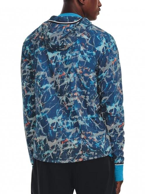 Under Armour UA Storm Outrun Cold Jacket férfi futódzseki kék színben 3