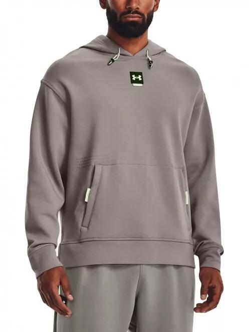Under Armour Ua Summit Knit Hoodie férfi kapucnis pulóver szürke színben 2