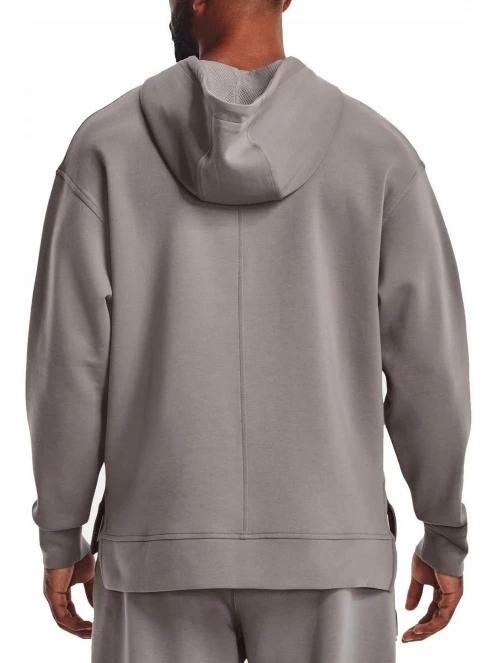 Under Armour Ua Summit Knit Hoodie férfi kapucnis pulóver szürke színben 3