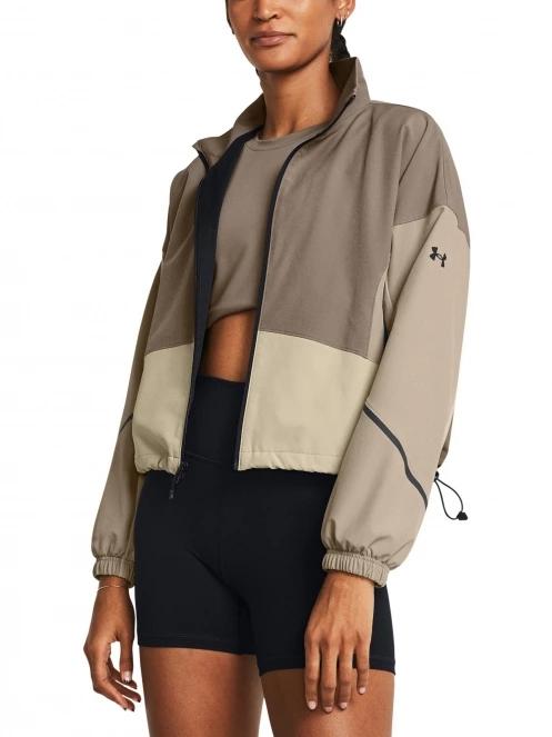 Under Armour Unstoppable Jacket női futódzseki homok színben 2