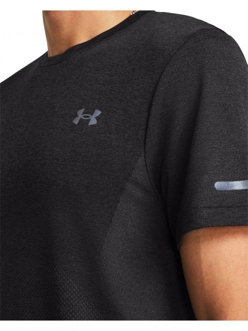Under Armour UA Seamless Stride SS férfi rövid ujjú sport póló fekete színben 4