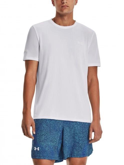 Under Armour UA Seamless Stride SS férfi rövid ujjú sport póló fehér színben 2