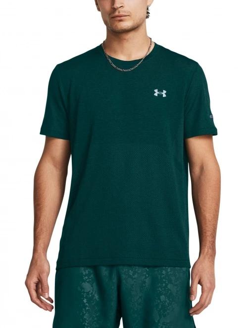 Under Armour UA Seamless Stride SS férfi rövid ujjú sport póló kék színben 2