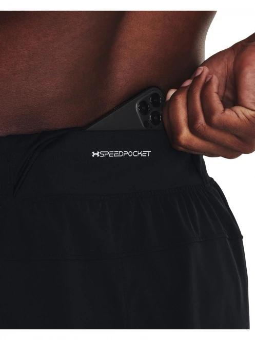 Under Armour Launch Elite 7'' Short férfi sport rövidnadrág fekete színben 5