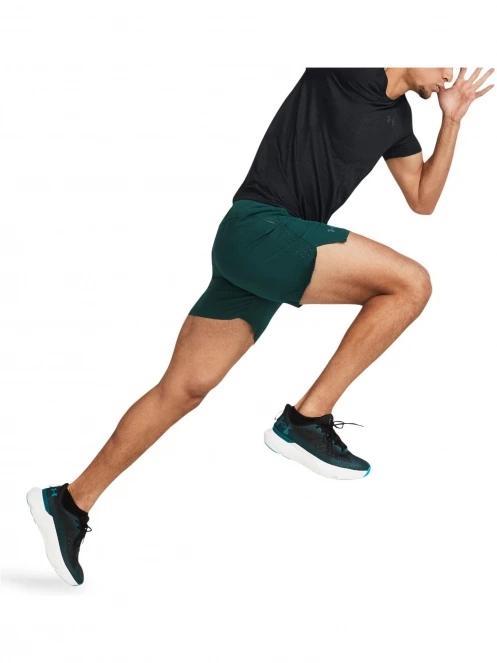 Under Armour Launch Elite 7'' Short férfi sport rövidnadrág zöld színben 5
