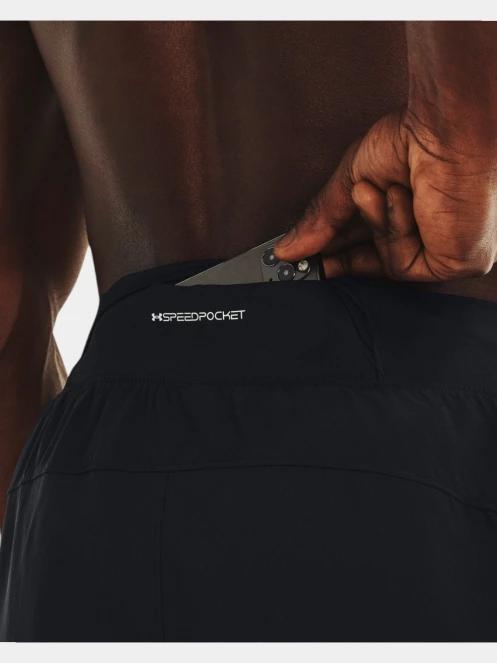 Under Armour UA Launch PRO 5'' Shorts férfi sport rövidnadrág fekete színben 5