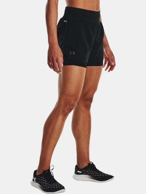 Under Armour Ua Launch Pro 2in1 Shorts női sport rövidnadrág fekete színben 2