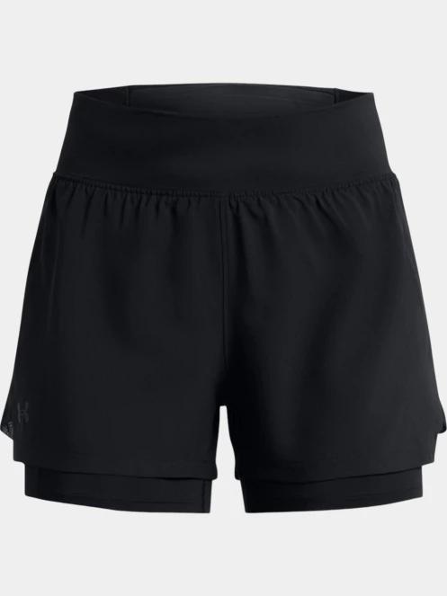 Under Armour Ua Launch Pro 2in1 Shorts női sport rövidnadrág fekete színben 8