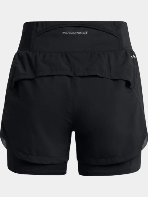 Under Armour Ua Launch Pro 2in1 Shorts női sport rövidnadrág fekete színben 9
