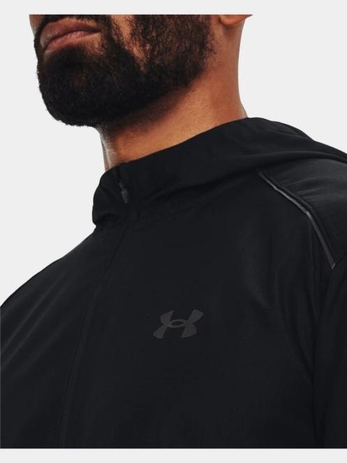 Under Armour Ua Storm Run Hooded Jacket férfi futódzseki fekete színben 5