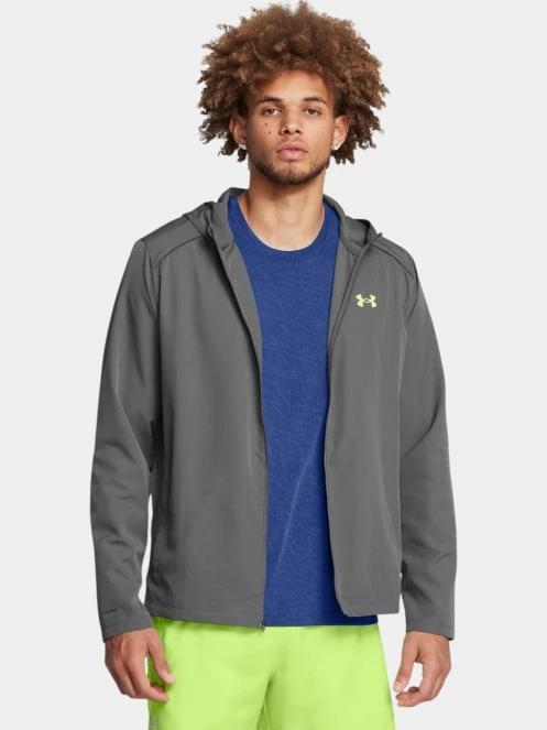 Under Armour Ua Storm Run Hooded Jacket férfi futódzseki szürke színben 2