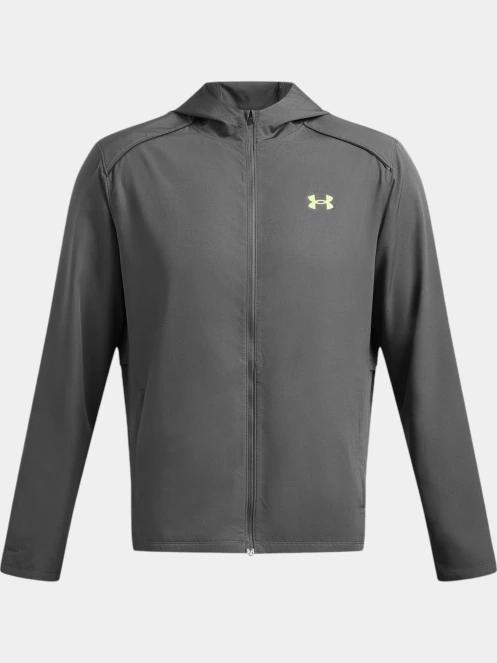 Under Armour Ua Storm Run Hooded Jacket férfi futódzseki szürke színben 4