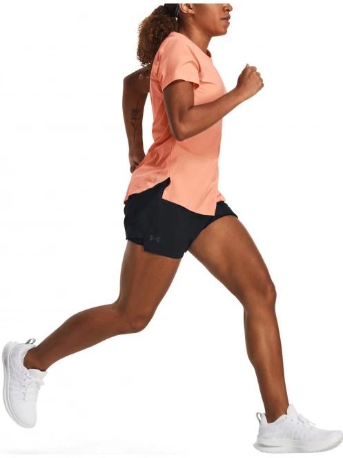 Under Armour Ua Iso-Chill Laser Tee női rövid ujjú sport póló narancssárga színben 6
