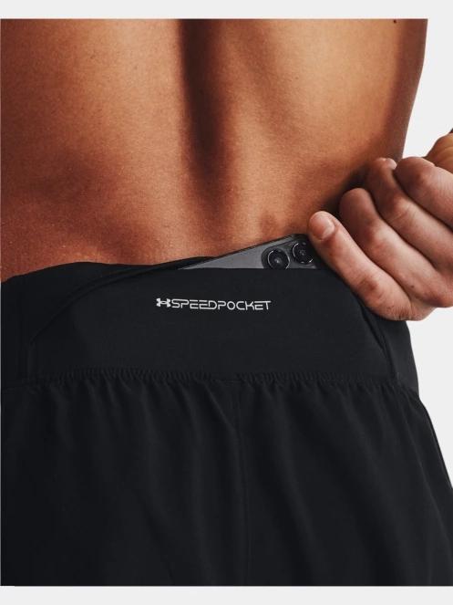Under Armour UA Launch PRO 2n1 7'' Shorts férfi sport rövidnadrág fekete színben 5
