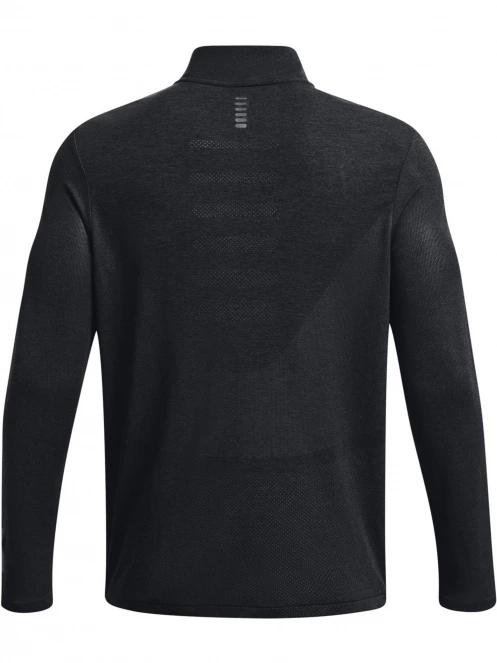 Under Armour UA Seamless Stride 1/4 Zip férfi pulóver fekete színben 6