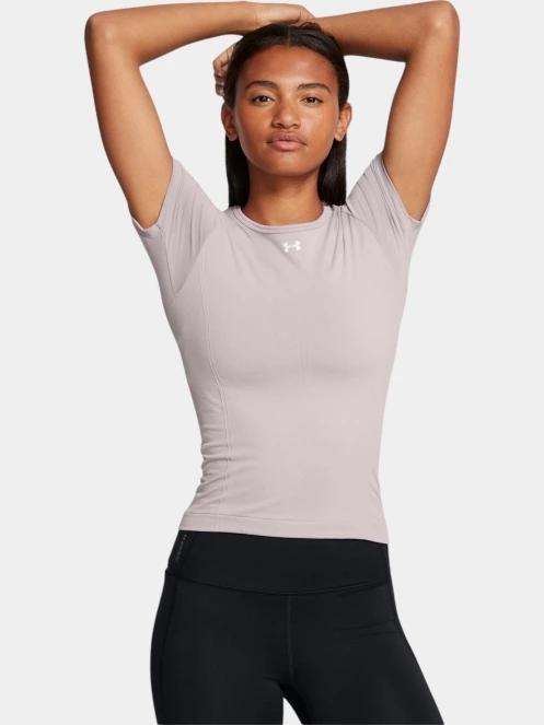 Under Armour Ua Vanish Seamless Ss női rövid ujjú sport póló szürke színben 2