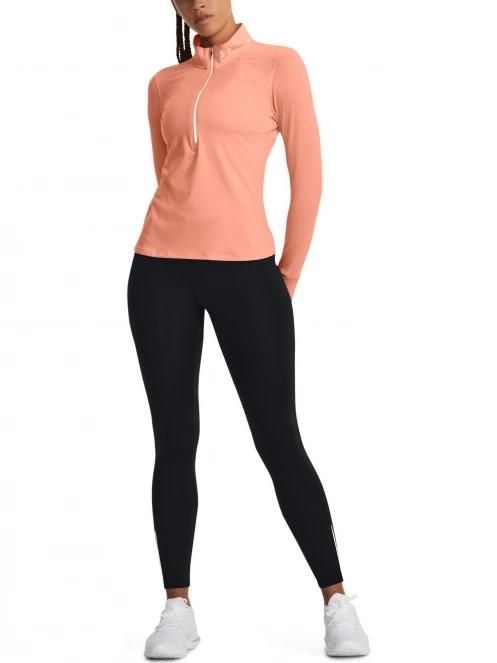 Under Armour Ua Qualifier Run 1/2 Zip női hosszú ujjú póló narancssárga színben 4