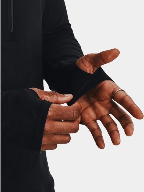 Under Armour UA Launch Pro Half Zip női hosszú ujjú sport póló fekete színben 7