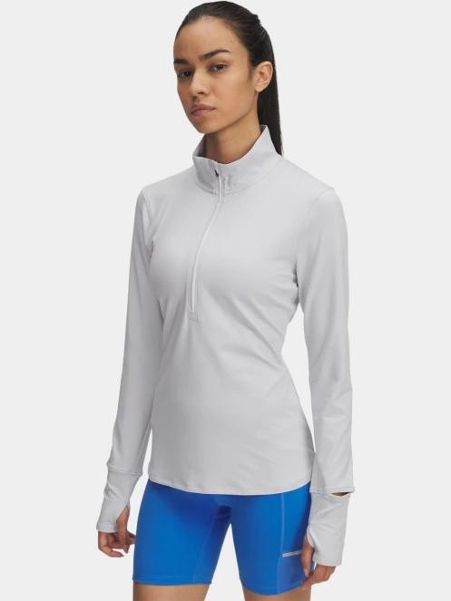Under Armour UA Launch Pro Half Zip női hosszú ujjú sport póló szürke színben 2