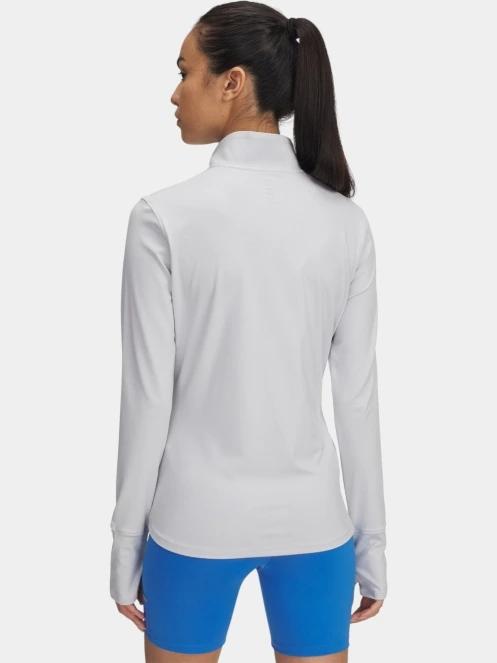 Under Armour UA Launch Pro Half Zip női hosszú ujjú sport póló szürke színben 3