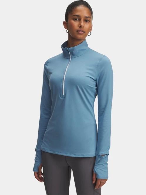 Under Armour UA Launch Pro Half Zip női hosszú ujjú sport póló kék színben 2