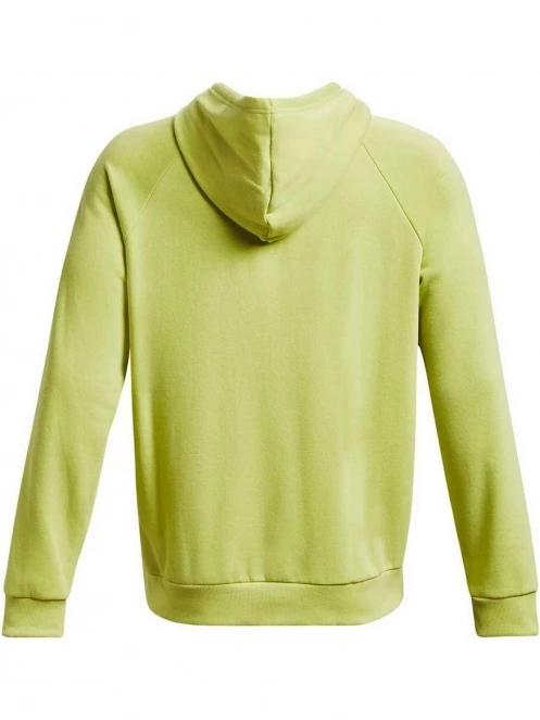 Under Armour Ua Rival Fleece Logo Hd férfi kapucnis pulóver sárga színben 4