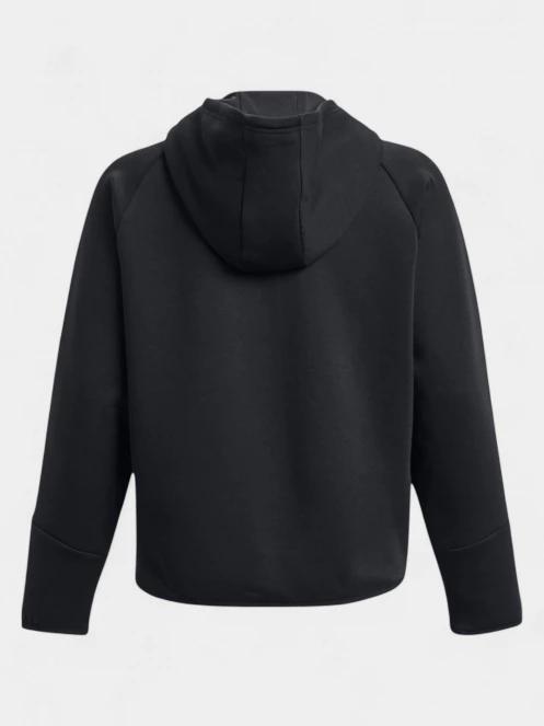 Under Armour Unstoppable Fleece FZ női kapucnis pulóver fekete színben 7