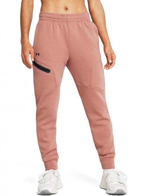 Under Armour Unstoppable Flc Jogger női tréning nadrág rózsaszín színben 2
