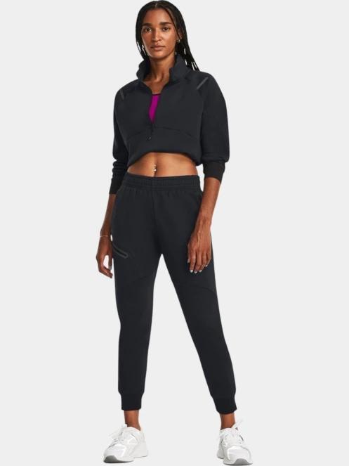 Under Armour Unstoppable FLC Jogger női sportnadrág fekete színben 4