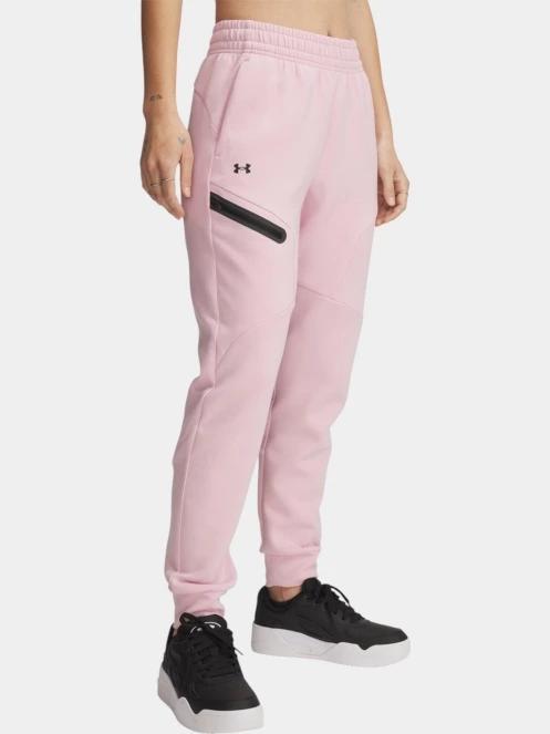 Under Armour Unstoppable FLC Jogger női sportnadrág rózsaszín színben 2
