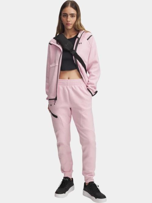 Under Armour Unstoppable FLC Jogger női sportnadrág rózsaszín színben 4