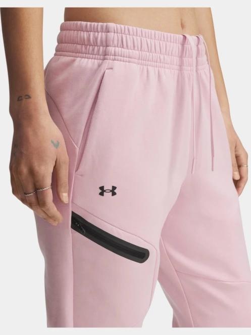 Under Armour Unstoppable FLC Jogger női sportnadrág rózsaszín színben 6