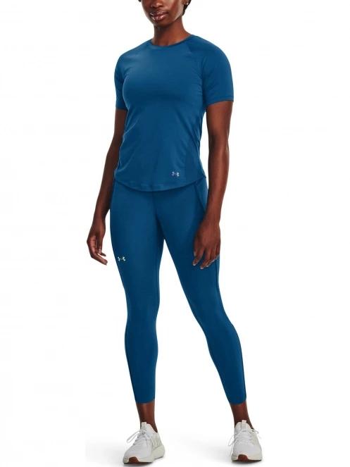 Under Armour Ua Rush Mesh Ss női rövid ujjú sport póló kék színben 4