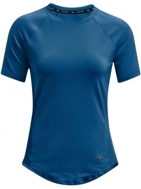Under Armour Ua Rush Mesh Ss női rövid ujjú sport póló kék színben 6