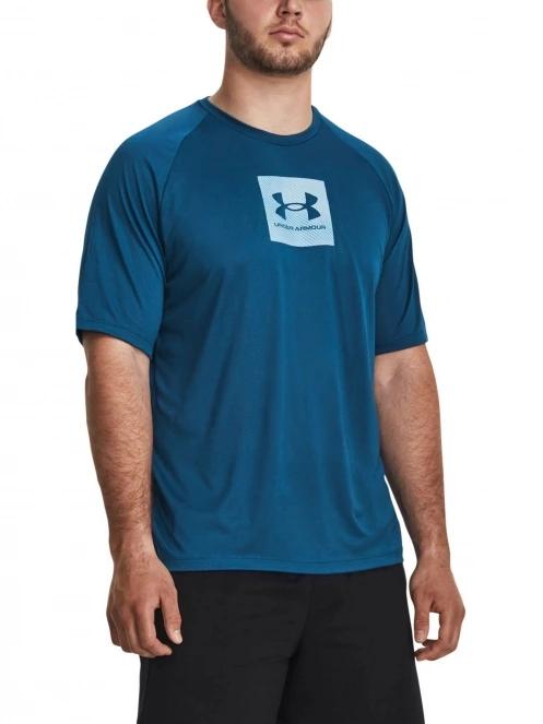Under Armour UA Tech Prt Fill SS férfi rövid ujjú sport póló kék színben 2