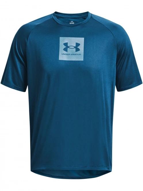 Under Armour UA Tech Prt Fill SS férfi rövid ujjú sport póló kék színben 5