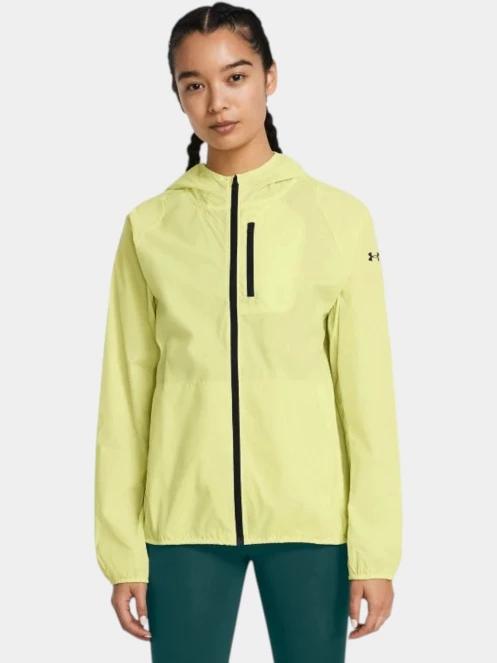 Under Armour Launch Lightweight JKT női széldzseki sárga színben 2