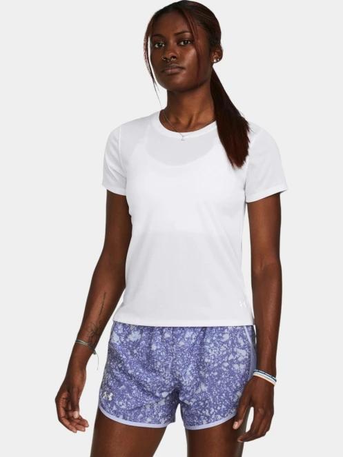 Under Armour UA Launch Shortsleeve női rövid ujjú sport póló fehér színben 2