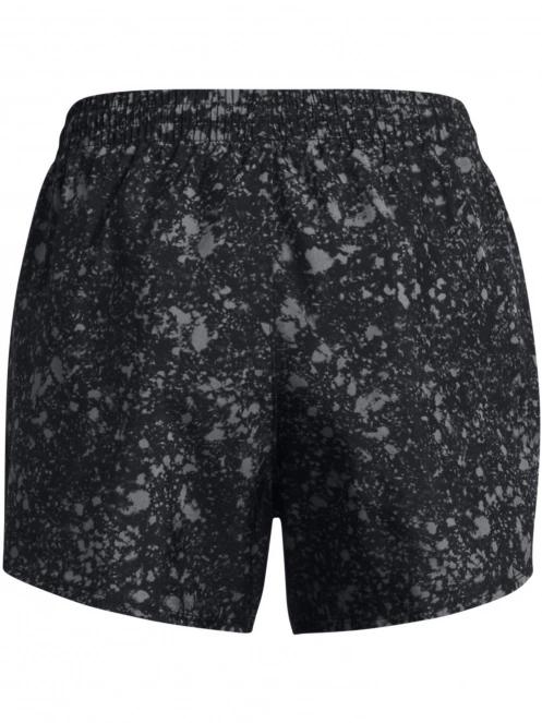 Under Armour UA Fly By Printed Short női sport rövidnadrág fekete színben 7