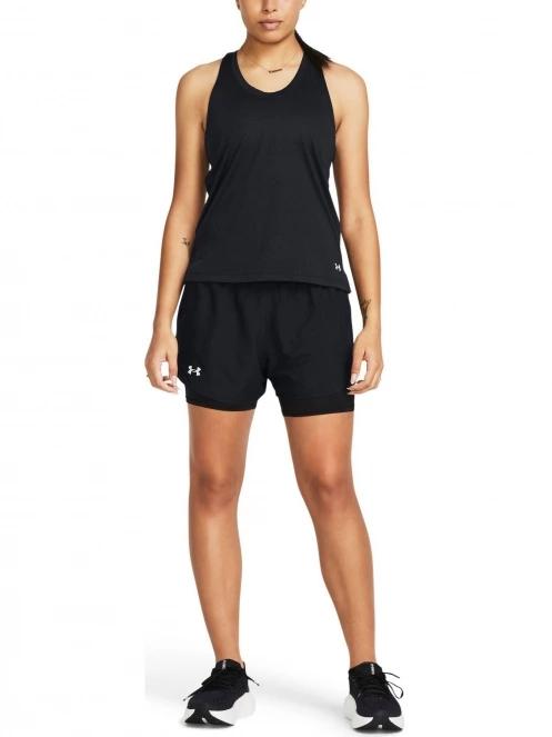 Under Armour UA Fly By 2in1 Short női sport rövidnadrág fekete színben 4