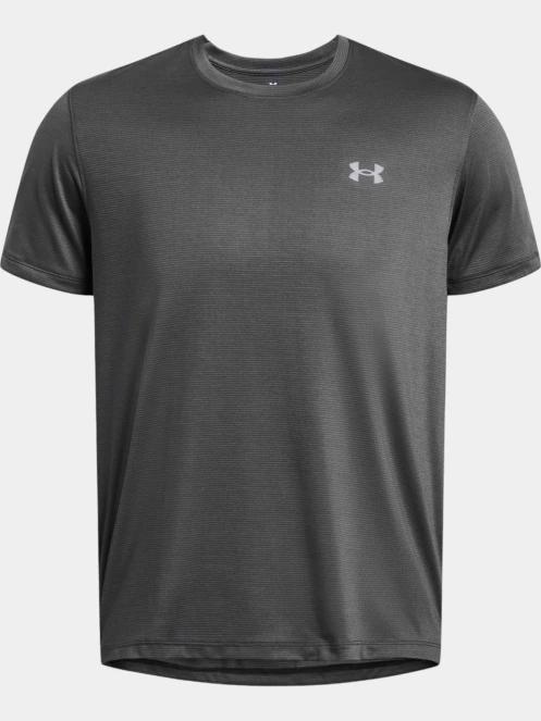 Under Armour UA Launch Shortsleeve férfi rövid ujjú sport póló szürke színben 5