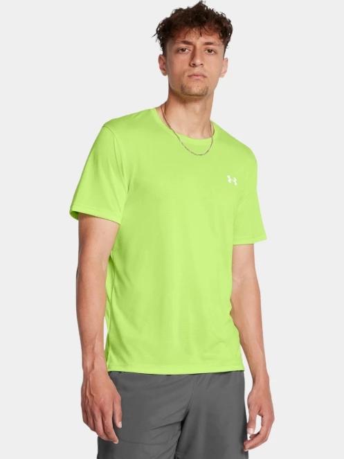 Under Armour UA Launch Shortsleeve férfi rövid ujjú sport póló zöld színben 2
