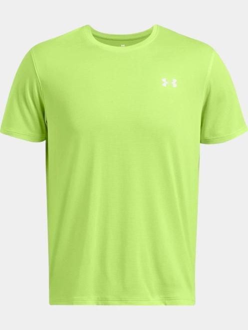 Under Armour UA Launch Shortsleeve férfi rövid ujjú sport póló zöld színben 4