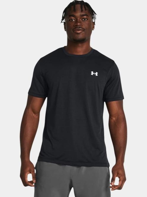 Under Armour UA Launch Shortsleeve férfi rövid ujjú sport póló fekete színben 2