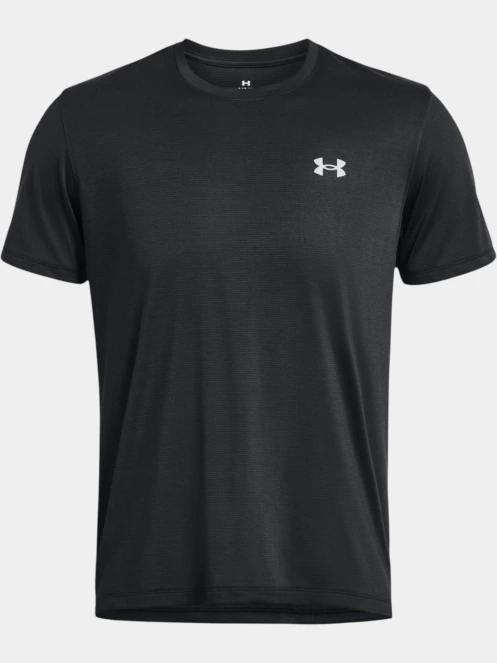 Under Armour UA Launch Shortsleeve férfi rövid ujjú sport póló fekete színben 4