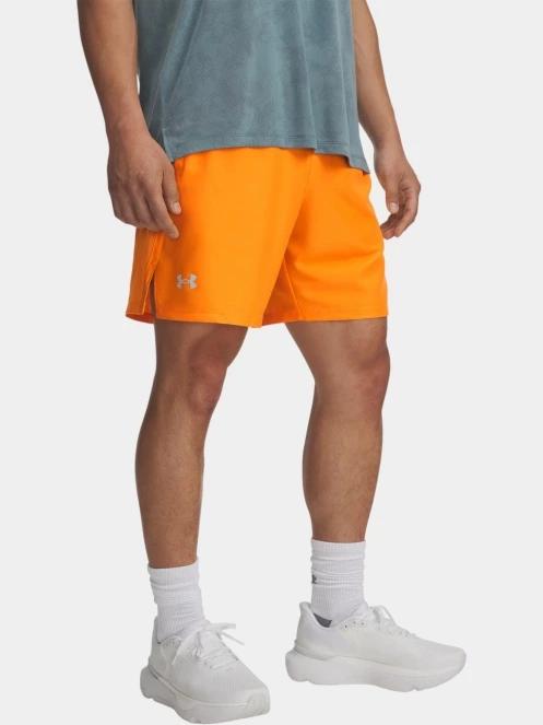 Under Armour UA Launch 7'' Shorts férfi sport rövidnadrág narancssárga színben 2