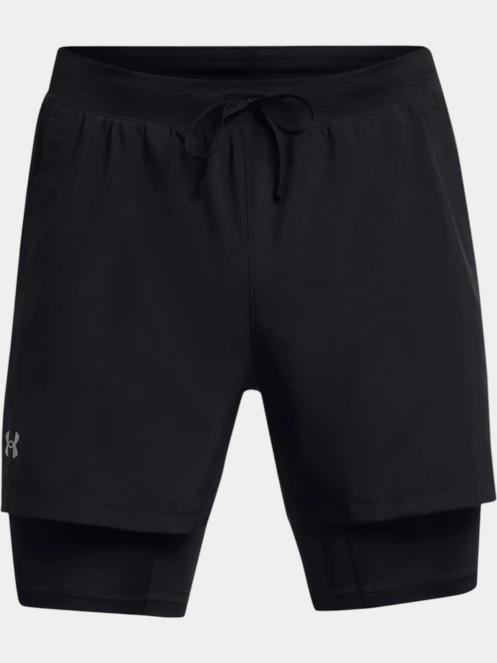 Under Armour UA Launch 5'' 2-IN-1 Shorts férfi sport rövidnadrág fekete színben 6