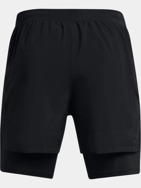 Under Armour UA Launch 5'' 2-IN-1 Shorts férfi sport rövidnadrág fekete színben 7